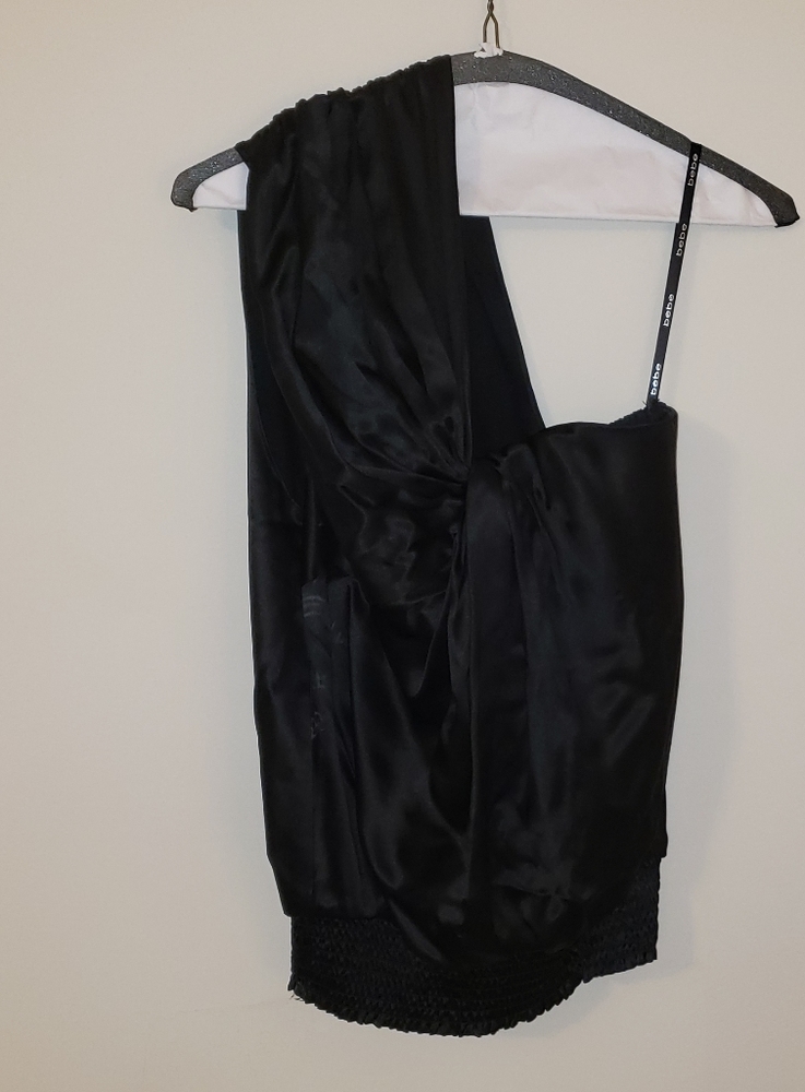 Bebe one shoulder shirt